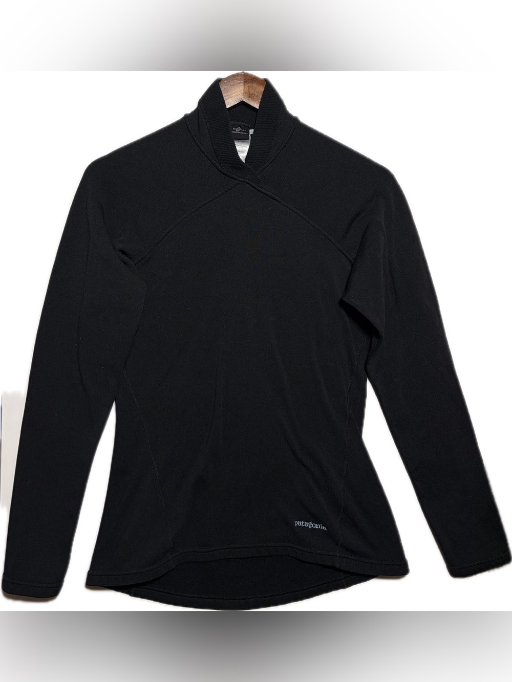 Vintage Patagonia Capilene Polartec Crossover Baselayer Women S Black Gorpcore